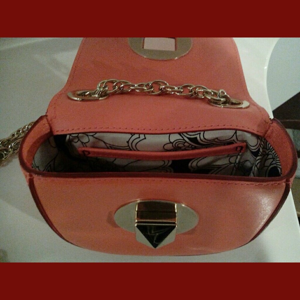 🍑Kate Spade Peachy Keen Pastelcore Crossbody Gold Lock Mini Bag Purse🍑 - Picture 13 of 16